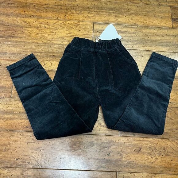 Mud Kingdom Boys Girls Corduroy Pants Pull On Plain Elastic Waist - Picture 9 of 10